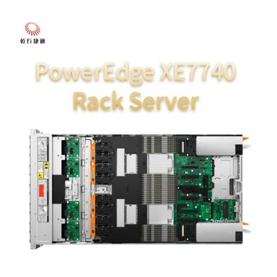 PowerEdge XE7740 Rack Server com Intel Xeon de 64 núcleos para aceleração de IA e memória GPU de 1,5 TB