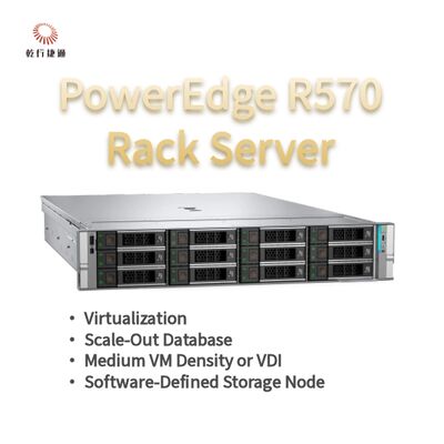 Servidor Rack Dell PowerEdge R570 com 144 Núcleos, 384 TB de Armazenamento e Design Eficiente em Energia