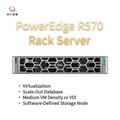 Servidor Rack Dell PowerEdge R570 com 144 Núcleos, 384 TB de Armazenamento e Design Eficiente em Energia