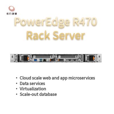 Dell PowerEdge R470 Server with 144 Cores 4TB DDR5 Memory in 1U Rack Form Factor