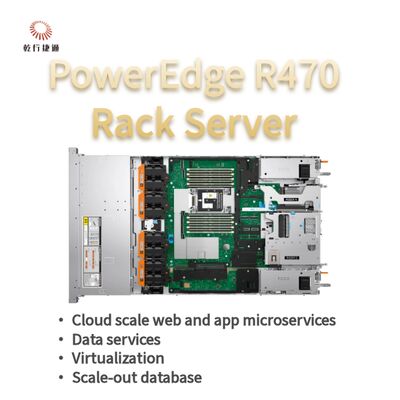 Dell PowerEdge R470 Server with 144 Cores 4TB DDR5 Memory in 1U Rack Form Factor
