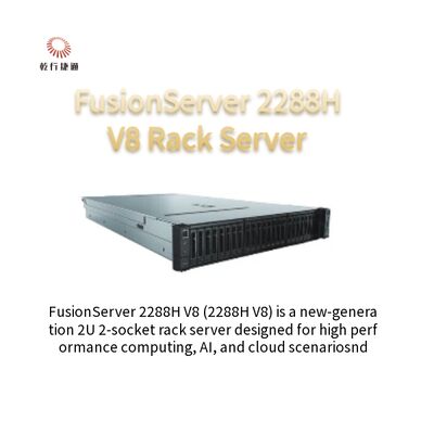 Rackmount Server para Data Center FusionServer 2288H V8 2U 2 Socket Server