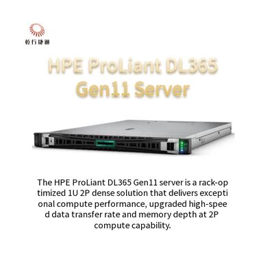 Servidor HPE ProLiant DL365 Gen11 1U 2P solução densa Servidor Escalável Para Negócios em Crescimento