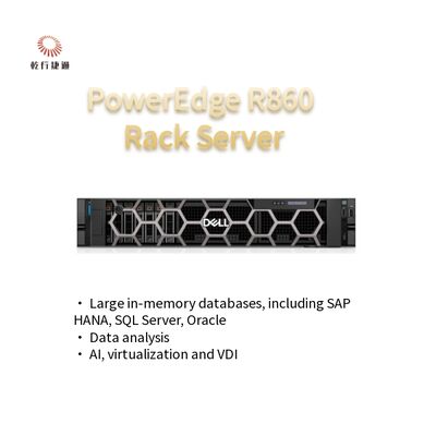PowerEdge R860 Rack Server Processador Intel Xeon 2u Fornecedores de Rack de Servidores