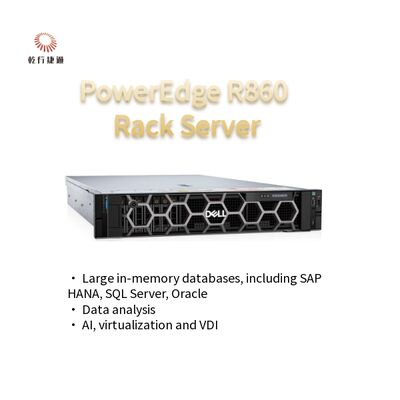 PowerEdge R860 Rack Server Processador Intel Xeon 2u Fornecedores de Rack de Servidores