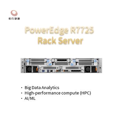 Servidor de negócios acessível para venda PowerEdge R7725 Rack Server