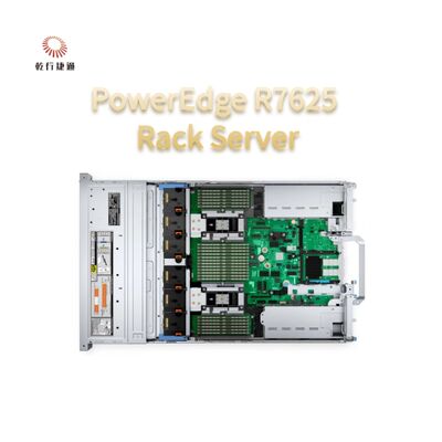 2U Two Socket PowerEdge R7625 Rack Server 4a Geração AMD EPYCTM Processadores até 8x PCIe Gen5 Slots 12 X 2.5" SSDs SATA/SAS
