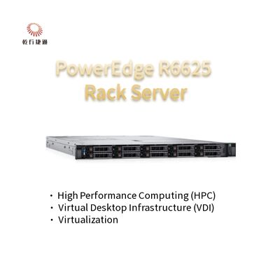 Poweredge  R6625 1u dual-socket rack server two AMD EPYC 4th Generation 9004 Series