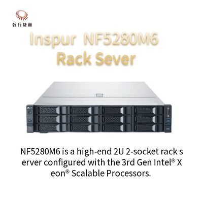 Sistema do alinhamento do trilho do servidor 4210R 8G*4/2T SATA 550W da cremalheira de Inspur NF5280M6 2U