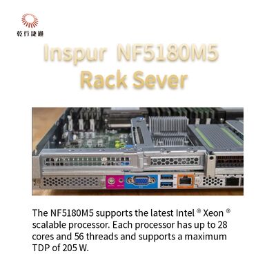 Inspur NF5180M5 uma densidade sem emenda do cálculo do servidor do armazenamento de cremalheira 1U