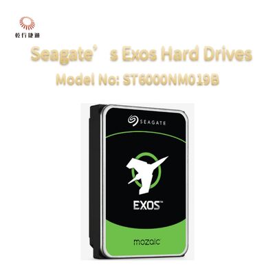 Discos Rígidos Empresariais Seagate Exos EXOS 6TB Modelo Nº: ST6000NM019B