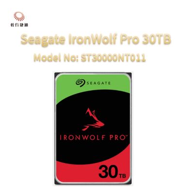 Seagate IronWolf Pro 30TB Modelo Nº: ST30000NT011