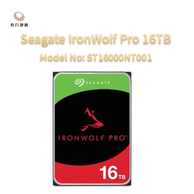 Seagate IronWolf Pro 16TB Número de modelo: ST16000NT001