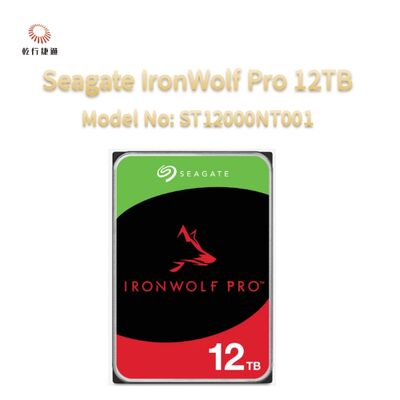 Seagate IronWolf Pro 12TB Modelo Nº: ST12000NT001
