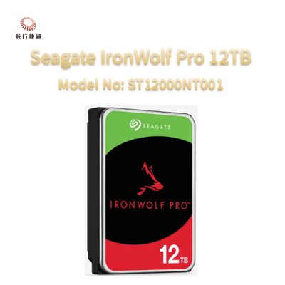 Seagate IronWolf Pro 12TB Modelo Nº: ST12000NT001