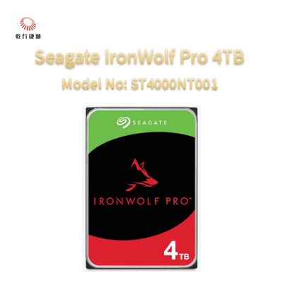 Seagate Ironwolf Pro 4TB Número de modelo: ST4000NT001