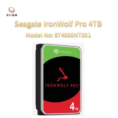 Seagate Ironwolf Pro 4TB Número de modelo: ST4000NT001