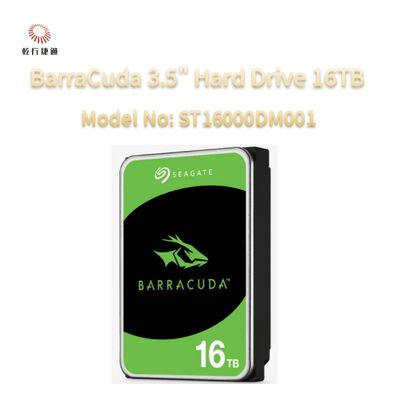 Seagate BarraCuda 3,5" Disco rígido 16TB Número de modelo: ST16000DM001