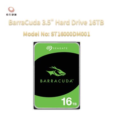 Seagate BarraCuda 3,5" Disco rígido 16TB Número de modelo: ST16000DM001