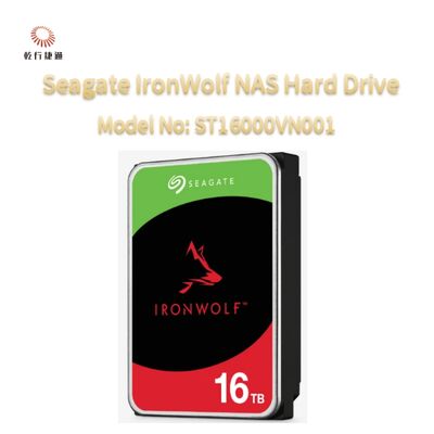 Seagate IronWolf® Network-Attached Storage (NAS) Disco rígido Número de modelo: ST16000VN001