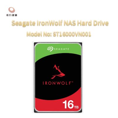 Seagate IronWolf® Network-Attached Storage (NAS) Disco rígido Número de modelo: ST16000VN001