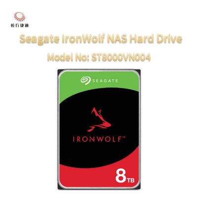 Disco Rígido Seagate IronWolf® para Armazenamento Conectado à Rede (NAS) Modelo: ST8000VN004