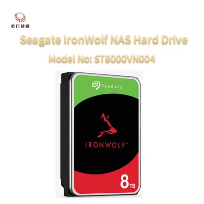 Disco Rígido Seagate IronWolf® para Armazenamento Conectado à Rede (NAS) Modelo: ST8000VN004