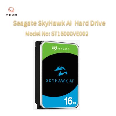 Disco Rígido de Vídeo Seagate SkyHawk AI Modelo Nº: ST16000VE002