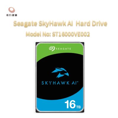 Disco Rígido de Vídeo Seagate SkyHawk AI Modelo Nº: ST16000VE002