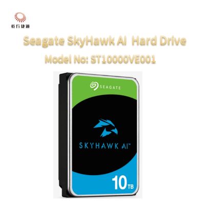 Disco Rígido de Vídeo Seagate SkyHawk AI Modelo Nº: ST10000VE001