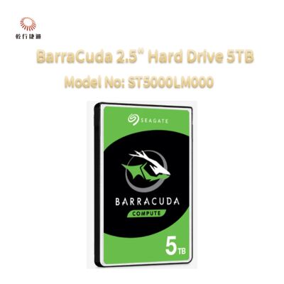Seagate BarraCuda 2,5" Disco rígido 5TB Número de modelo: ST5000LM000