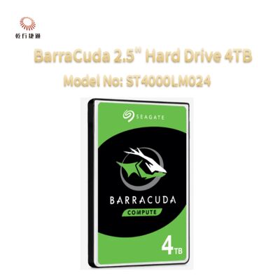 Seagate BarraCuda 2,5" Disco rígido 4TB Número de modelo: ST4000LM024