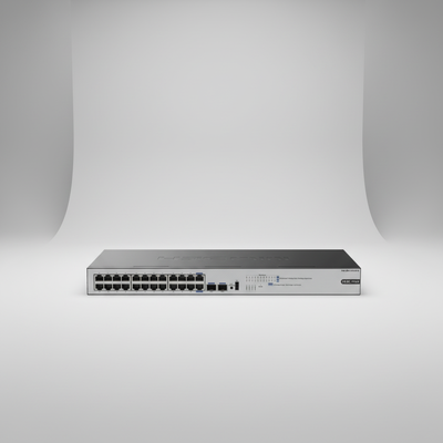 H3C Mini S1226FX 10G Switch Uplink Comutador verde de poupança de energia