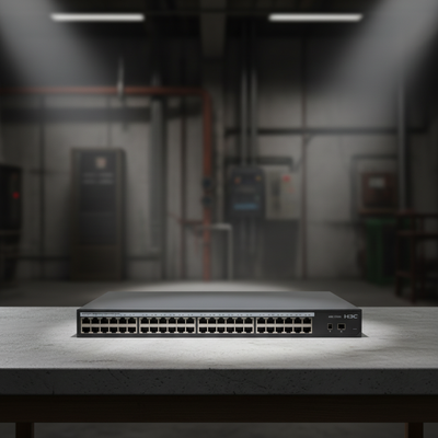 H3C S1248 Comutador Ethernet Gigabit Completo 48 10/100/1000Mbps Portas RJ45 de negociação automática