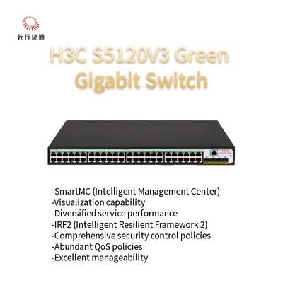 H3C S5120V3-SI Switch Inteligente Verde Gigabit Ethernet S5120V3-52P-PWR-LI