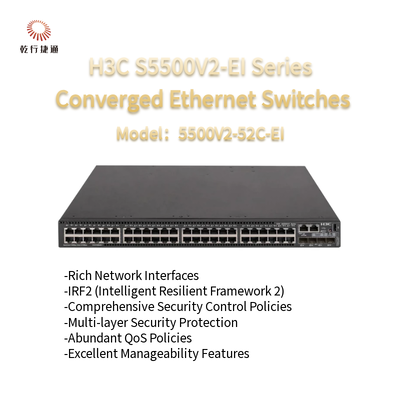 H3C S5500V2-EI Série S5500V2-52C-EI Switches Ethernet convergentes de alto desempenho