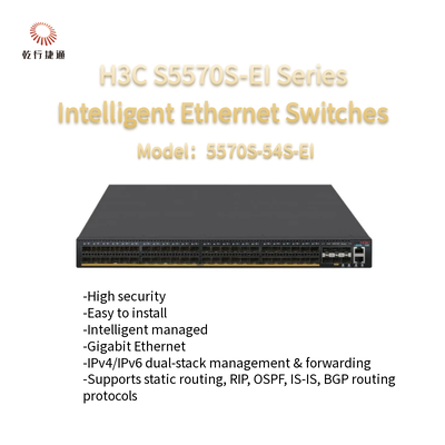 H3C S5570S-EI Series Ethernet Switches 5570S-54S-EI Tecnologia ASIC