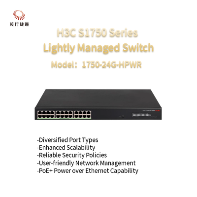 H3C S1750 Série S1750-24G-HPWR Lightly Managed Switch