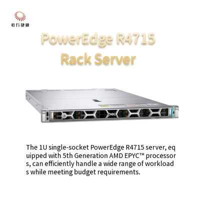 Servidor PowerEdge R4715 1U de soquete único com processadores AMD EPYC de 5ª geração