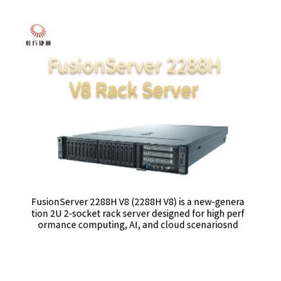 Servidor de Rack Fusion 2288H V8 Intel Xeon para Computador de Servidor Iptv